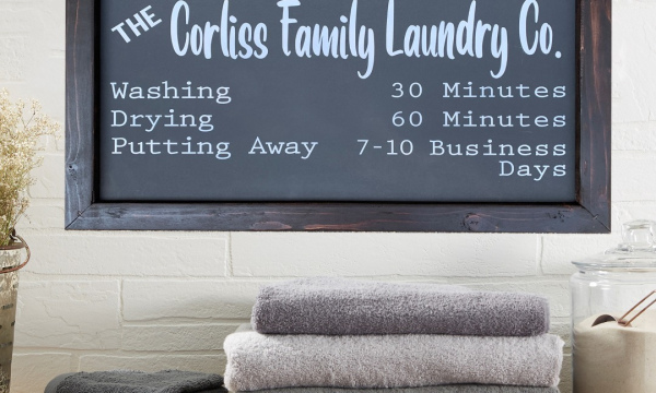 Custom Laundry Room Sign